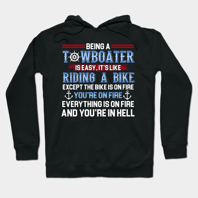 Life of a Towboater Hoodie by SisToSix